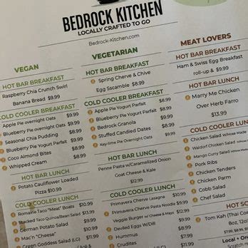 bedrock kitchen albuquerque|Online menu of BEDROCK KITCHEN, ALBUQUERQUE